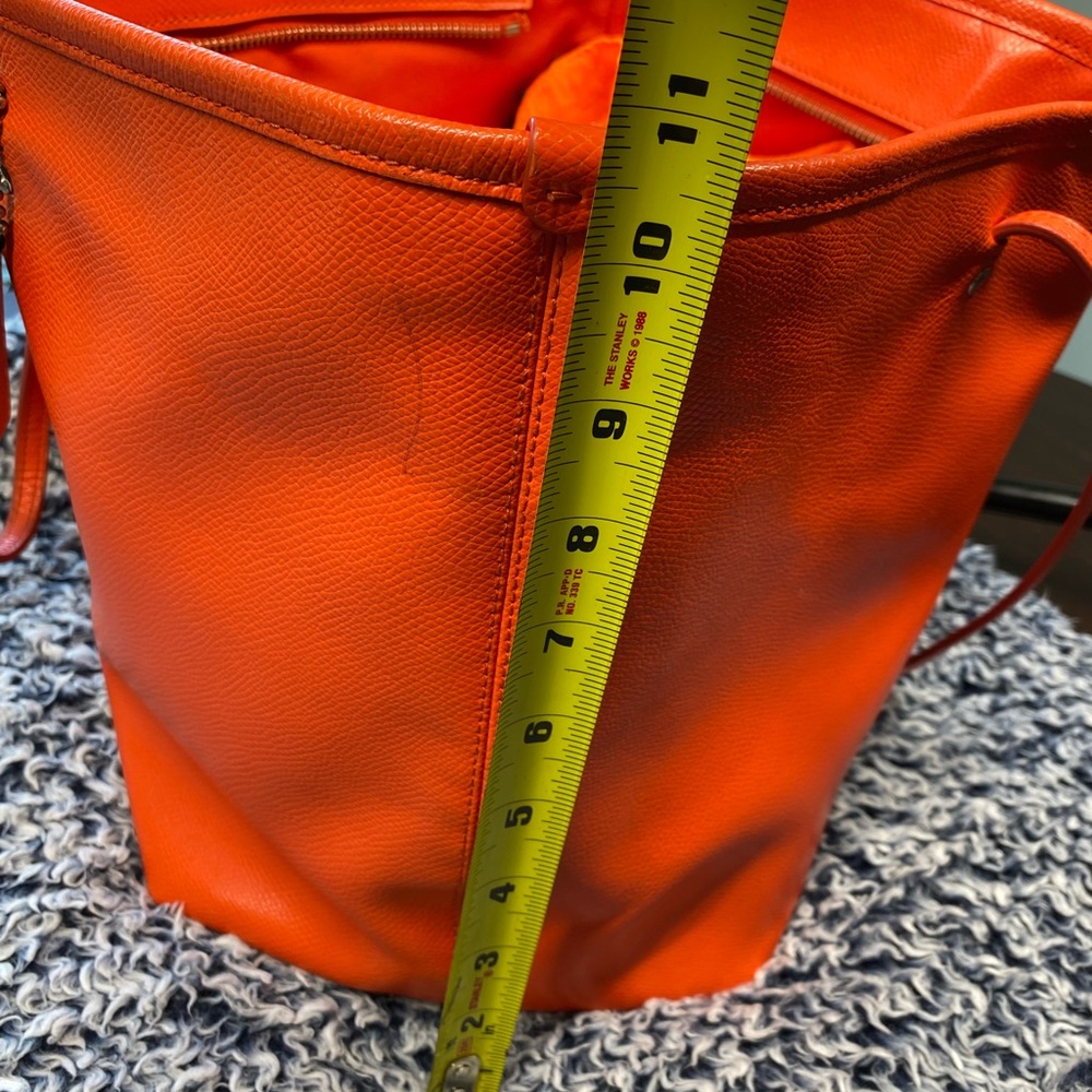 Orange coach tote - Picture 2 of 11